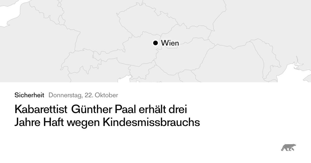 Gunkl erhält drei Jahre Haft · Pollar