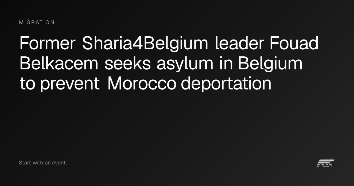 Former Sharia4Belgium leader Fouad Belkacem seeks asylum in Belgium to ...