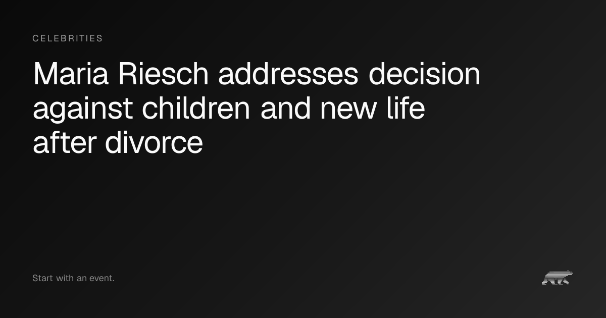 Maria Riesch addresses decision against children and new life after ...