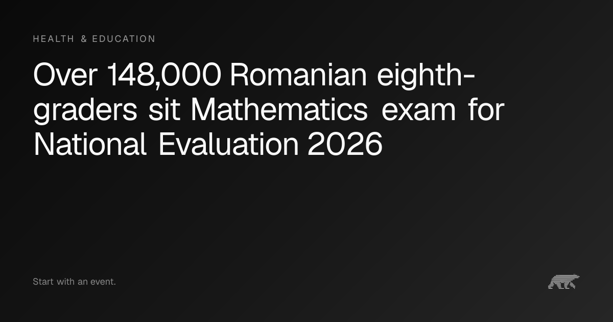 Over 148,000 Romanian eighth-graders sit Mathematics exam for National ...