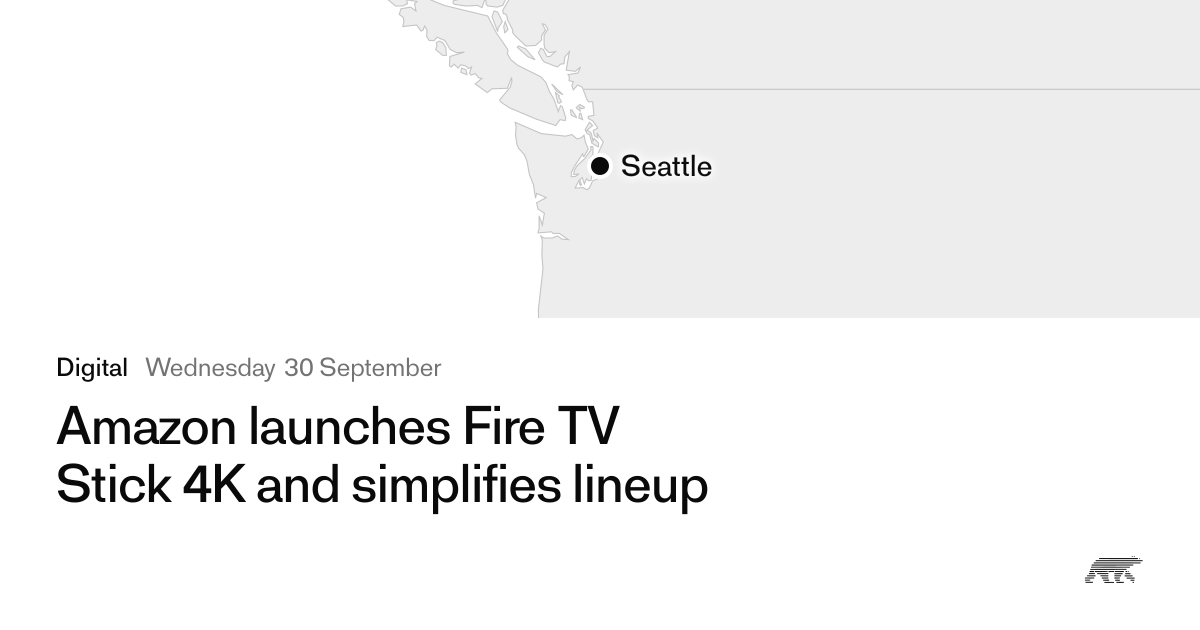 Amazon launches Fire TV Stick 4K and simplifies lineup · Pollar