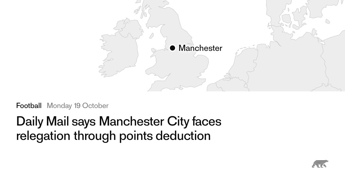 City faces relegation, reports say · Pollar