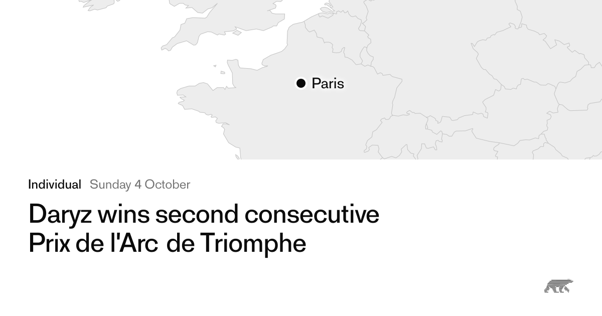 Daryz wins second consecutive Prix de l'Arc de Triomphe · Pollar
