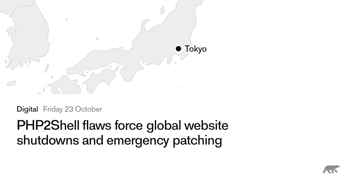 PHP2Shell flaws force global website shutdowns and emergency patching