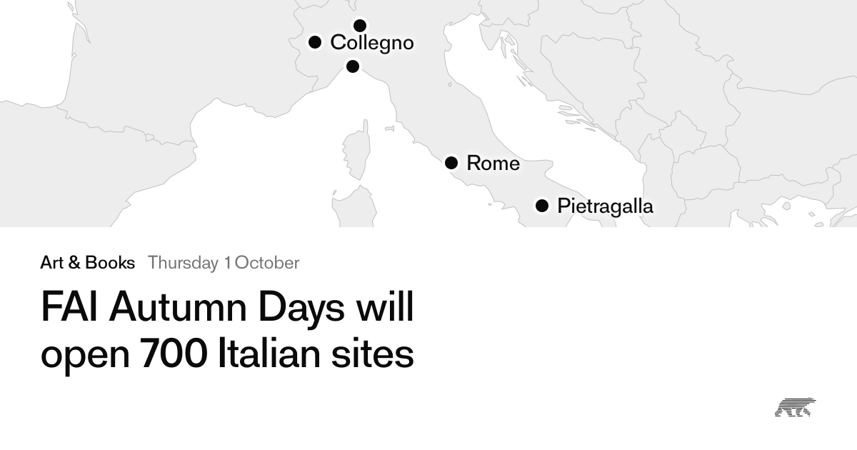 FAI Autumn Days will open 700 Italian sites · Pollar