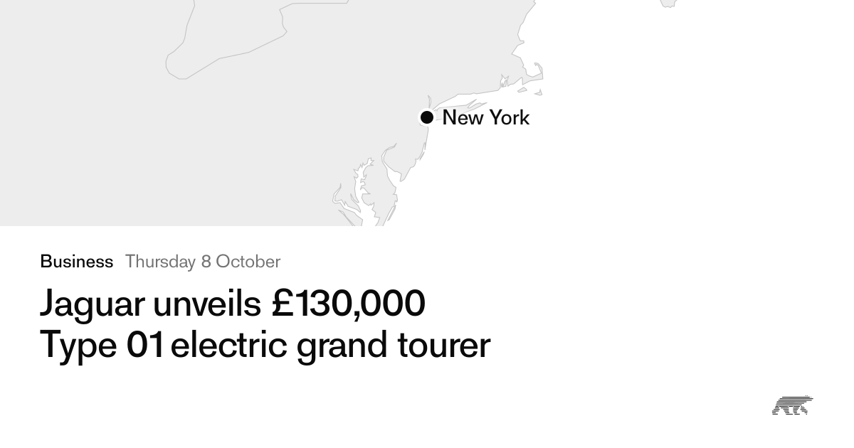 Jaguar unveils £130,000 Type 01 electric grand tourer · Pollar