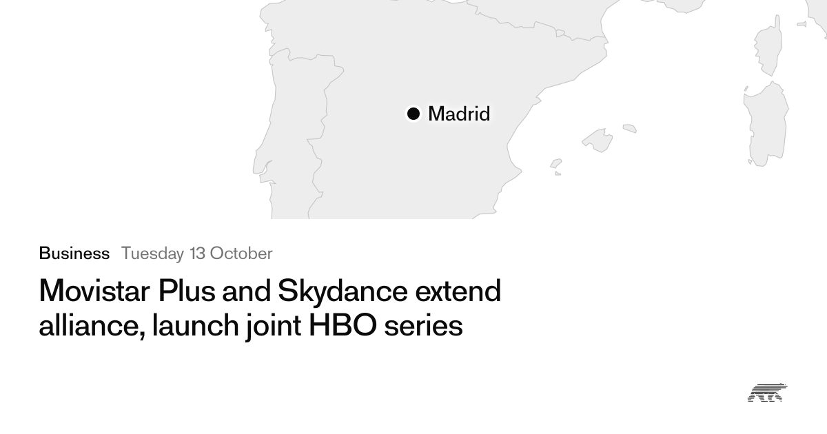 Movistar Plus and Skydance extend alliance, launch joint HBO series