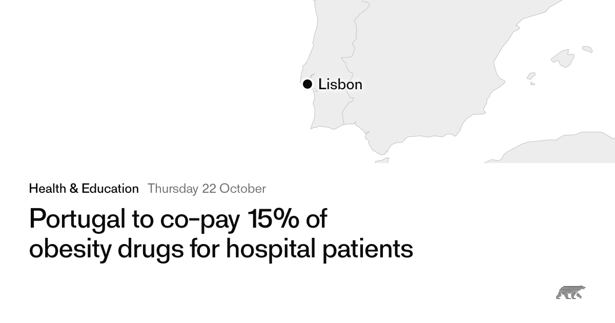 Portugal to co-pay 15% of obesity drugs for hospital patients · Pollar
