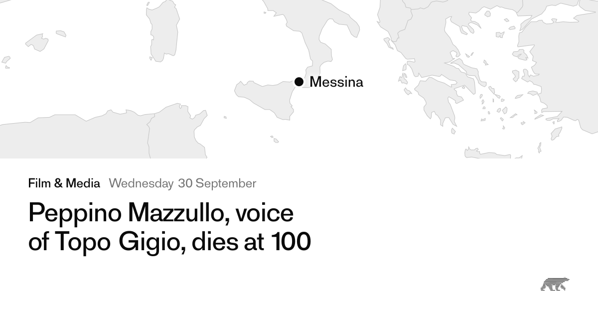 Peppino Mazzullo, voice of Topo Gigio, dies at 100 · Pollar