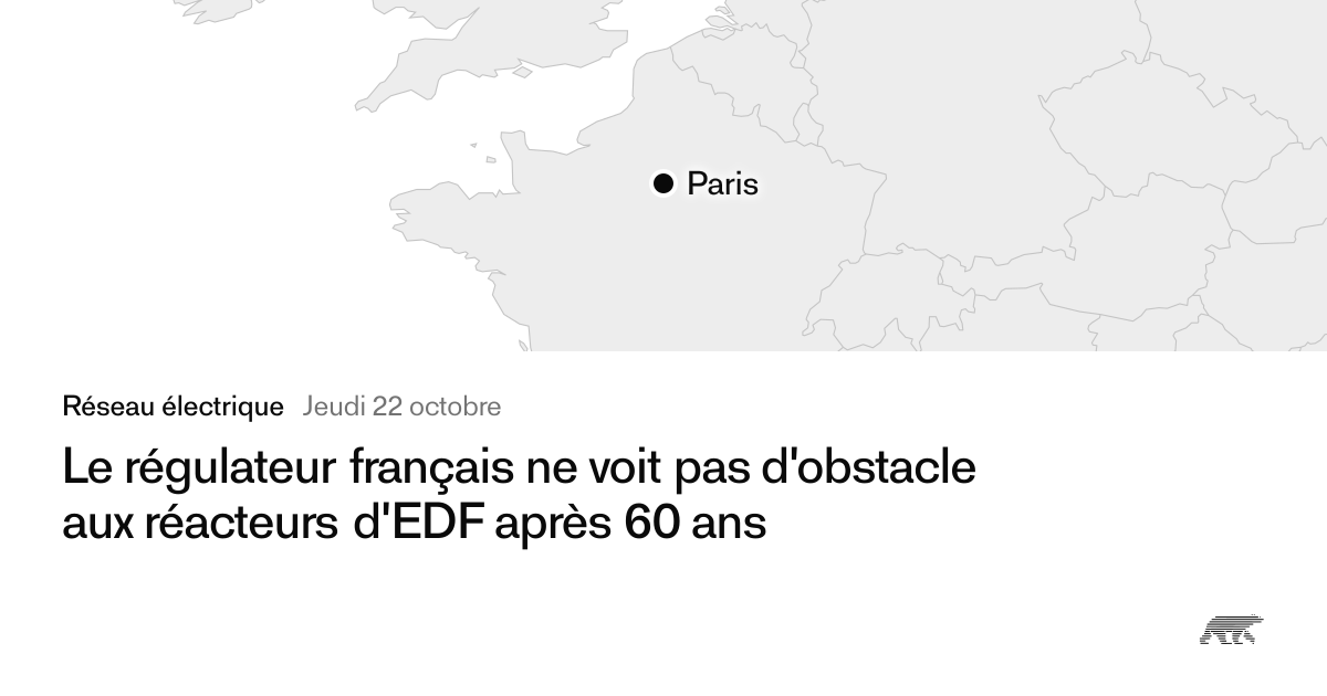 Aucun obstacle aux réacteurs de 60 ans · Pollar