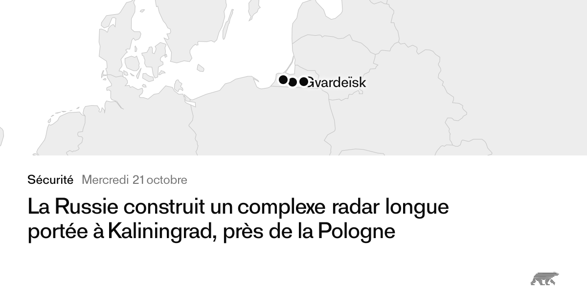 Radar russe près de la Pologne · Pollar