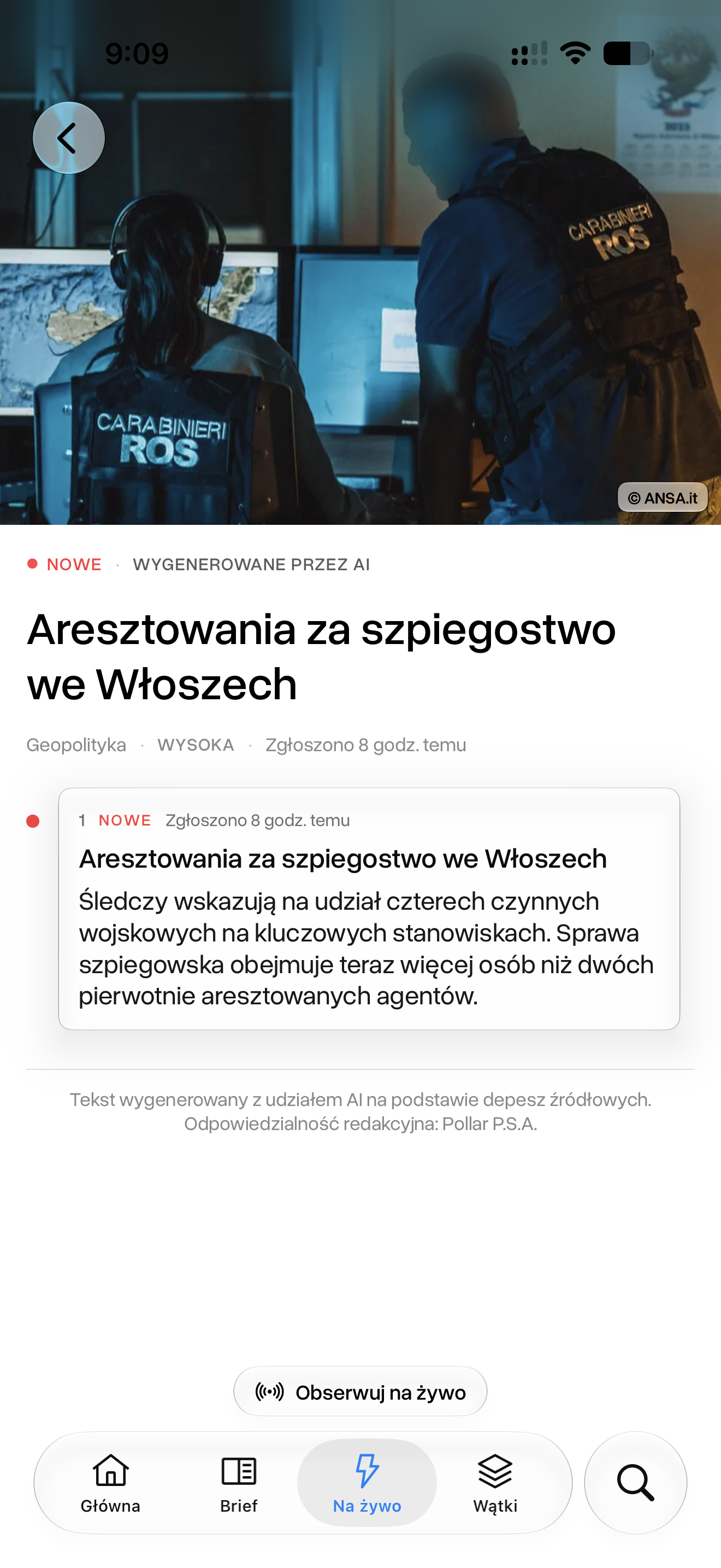 Na żywo