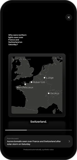Explainer on iPhone