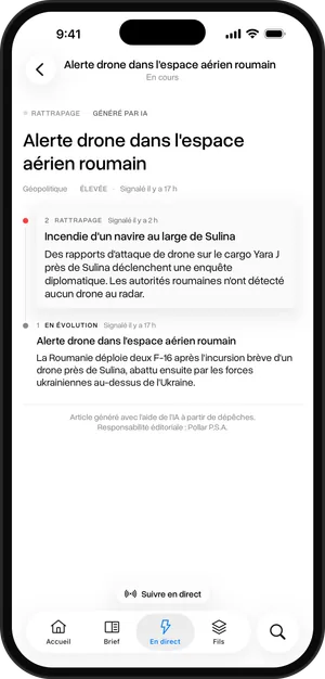 En direct, iPhone