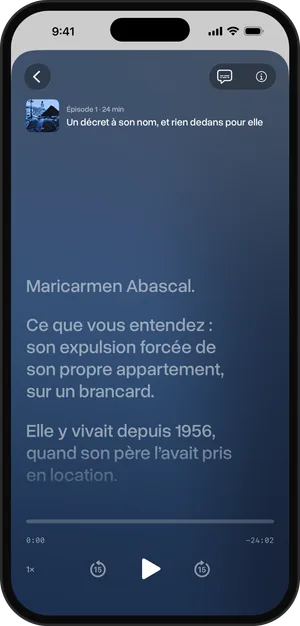 Lecteur Pollar Sounds, iPhone
