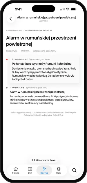 Na żywo, iPhone