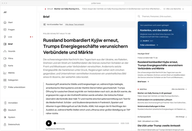 Brief, Web