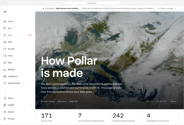 How Pollar is made on Web