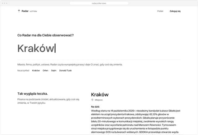Radar, Przeglądarka